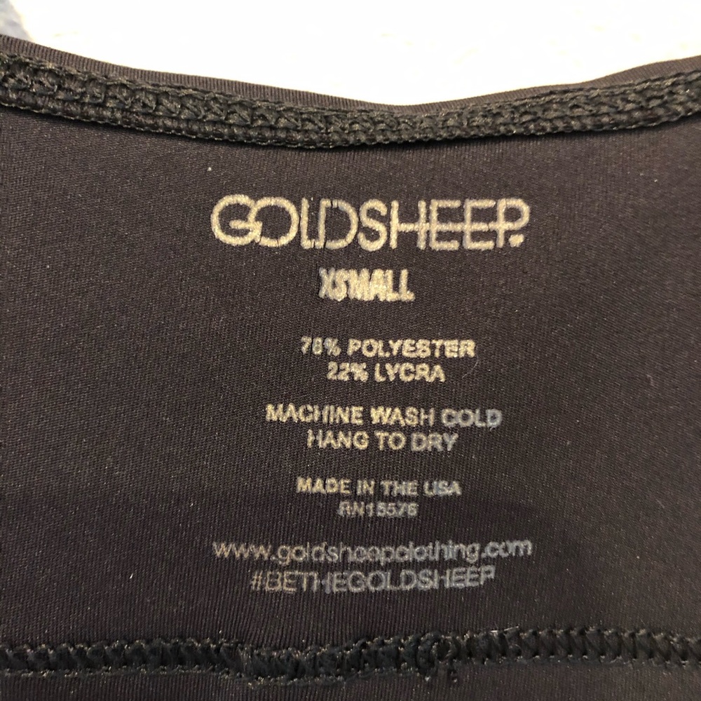 Goldsheep sports bra